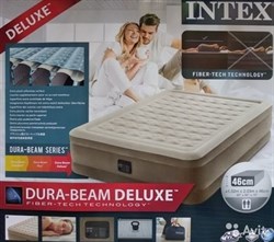 Кровать надувная Intex 64428 + насос встр. (152х203х46) - фото 101357