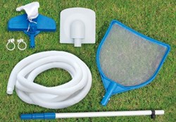 Каркасный бассейн / 366х132см / Summer Waves P20-1252-S +песочный фильт насос, лестница, тент, подстилка, набор для чистки DELUXE, скиммер - фото 102212