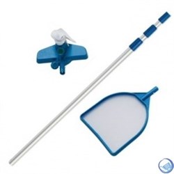 Каркасный бассейн / 488х132см / Summer Waves P20-1652-S +песочный фильт насос, лестница, тент, подстилка, набор для чистки DELUXE, скиммер - фото 102228