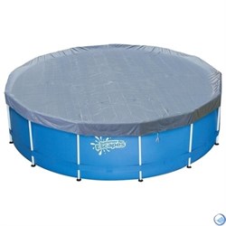 Каркасный бассейн / 488х132см / Summer Waves P20-1652-S +песочный фильт насос, лестница, тент, подстилка, набор для чистки DELUXE, скиммер - фото 102230
