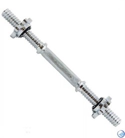 Гриф гантельный хром. d-30мм L-36см H-3124 - фото 103882