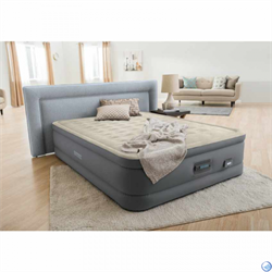 Надувная кровать Premaire II Elevated Airbed Intex 64926 двуспальная со встр. насосом  (152х203х46) - фото 104770