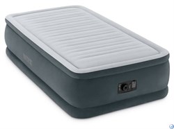 Надувная односпальная кровать Intex 64412  со встр. насосом 220В (99х191х46) - фото 106338
