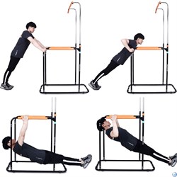 Стойка для подтягиваний и отжиманий DFC Power Tower G006 - фото 108770