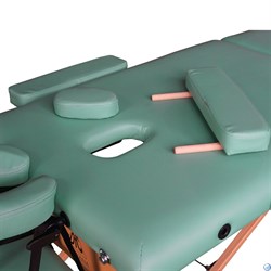 Массажный стол DFC NIRVANA, Relax, дерев. ножки, цвет зеленый (Green), TS20111_Gr - фото 108882