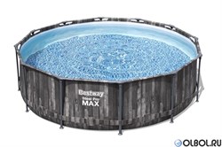 Каркасный бассейн Bestway 5614X + фильтр-насос, лестница (366х100) - фото 112087