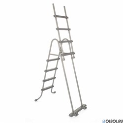 Бассейн со стальными стенками BestWay 56586 (500х360х120) +песчанный фильтр, скиммер, лестница, тент, подстилка, гидроаэратор - фото 112104