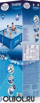 Прямоугольный каркасный бассейн Bestway 56403 (259х170х61) - фото 112122