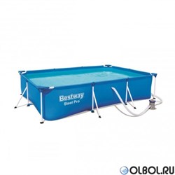 Прямоугольный каркасный бассейн Bestway 56403 (259х170х61) - фото 112124