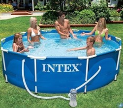 Каркасный бассейн Intex 28202 + фильтр-насос (305х76см) - фото 118178