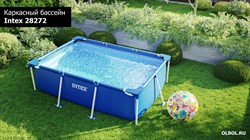 Intex 28272 / Прямоугольный каркасный бассейн / 300х200х75 см - фото 118644