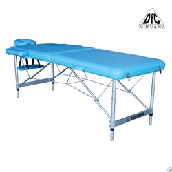 Массажный стол DFC NIRVANA, Elegant LUXE, 186х70х4 см, алюм. ножки, цвет св.голубой (Lt.Blue),  TS2010_Bu  /186х70х84 см - фото 118704
