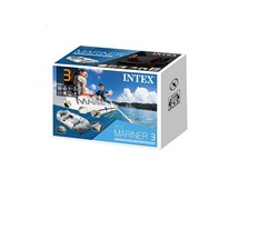 Надувная лодка Mariner 3 Set Intex 68373 + насос и весла - фото 121482