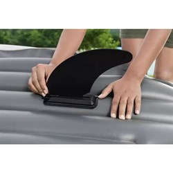 Надувная байдарка Rapid Elite X2 Bestway 65142 + ал.весла, руч.насос (312х98см) - фото 121590