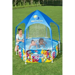 Bestway 5618T Бассейн каркасный 183х51см с навесом - фото 122451