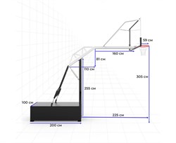 Баскетбольная мобильная стойка DFC STAND72GP ROLITE - фото 122686