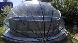 Круглый павильон Pool tent  размер d 500 см / размер бассейна до 3,7 метров - фото 125841