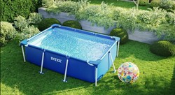 Intex 28270 / Прямоуголный каркасный бассейн / 220х150х60 см - фото 125883