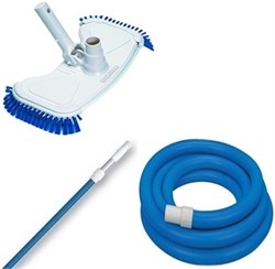 Донный пылесос Chemoform для бассейна круг 4.6м / щётка, штанга, шланг (7.6м) 2460 - фото 125921