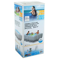 Каркасный бассейн Intex 26784 + фильтр-насос, лестница (300х175х80см) - фото 127561