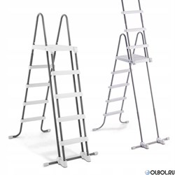 Intex 26742 / Каркасный бассейн Intex Greywood Prism Frame / 457х122см / + фильтр-насос (3785 л/ч)+лестница+тент+подстилка - фото 128167