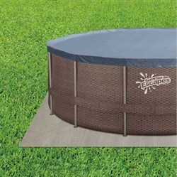 Каркасный бассейн / 488х132см / Summer Waves P20-1652-S +песочный фильт насос, лестница, тент, подстилка, набор для чистки DELUXE, скиммер - фото 128251