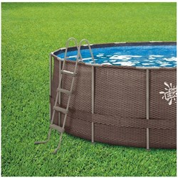 Каркасный бассейн / 488х132см / Summer Waves P20-1652-S +песочный фильт насос, лестница, тент, подстилка, набор для чистки DELUXE, скиммер - фото 128253