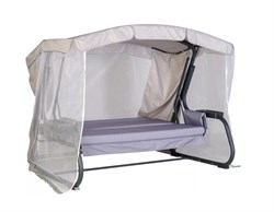 Качели садовые Винтаж Премиум антрацит / труба 51мм / 238х136х171см / Цвет 622 - фото 129208