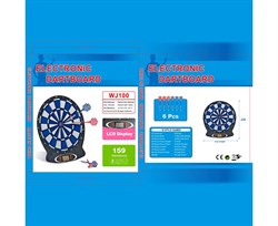 Электронный дартс DFC BLUEBOARD, 6 дротиков - DARDBE100 - фото 129589