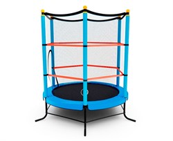 Батут детский DFC SMRKIDS 55" с сеткой, BLUE - TX-B7105FB - фото 129605