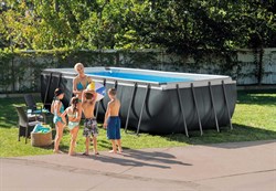 Чаша для прямоугольного бассейна Intex Rectangular Ultra Frame 549 х 274 х 132 см / 12445A - фото 129708