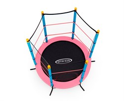 Батут детский DFC SMRKIDS 55" с сеткой, PINK - TX-B7105FP - фото 129728