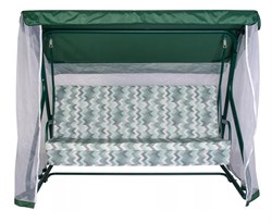 Качели садовые РИО зеленый (труба 42 мм) (209х139х158 см) цвет 511 - фото 129873