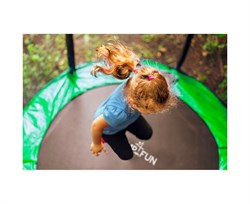 Батут с защитной сеткой DFC JUMP4FUN 6 ft зеленый с лестницей - TRA22FUJ4F-603 - фото 129901