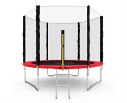 Батут с сеткой DFC PELPO 10ft / 305 см / с лестницей, RED - GBT-10R - фото 129990