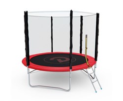 Батут с сеткой DFC PELPO 10ft / 305 см / с лестницей, RED - GBT-10R - фото 129995