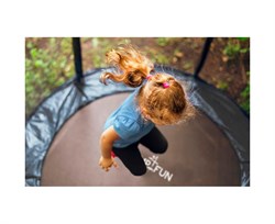 Батут с защитной сеткой DFC JUMP4FUN 6 ft черный с лестницей - TRA22FUJ4F-602 - фото 130208