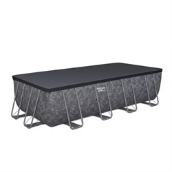 Bestway 561KA / Каркасный прямоугольный бассейн - "APX" 365  /549х274х132см/ + песч.фил-нас, лестн, тент, полисферы - фото 130222