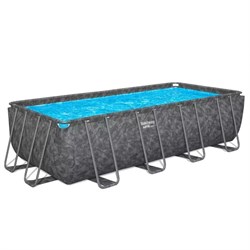 Bestway 561KA / Каркасный прямоугольный бассейн - "APX" 365  /549х274х132см/ + песч.фил-нас, лестн, тент, полисферы - фото 130224