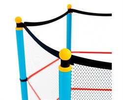 Батут детский DFC SMRKIDS 55" с сеткой, RED - TX-B7105FR - фото 130235