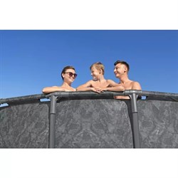 Bestway 561KC / Каркасный бассейн  "APX" 365 / 549х132см /+ песочный фильтр-насос, лестница, тент, полисферы - фото 130312