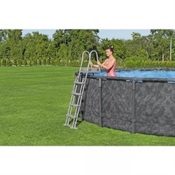 Bestway 561KC / Каркасный бассейн  "APX" 365 / 549х132см /+ песочный фильтр-насос, лестница, тент, полисферы - фото 130313