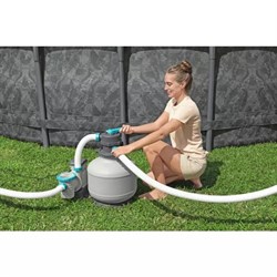 Bestway 561KC / Каркасный бассейн  "APX" 365 / 549х132см /+ песочный фильтр-насос, лестница, тент, полисферы - фото 130314