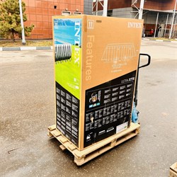 Intex 26364 / Каркасный бассейн / 732х366х132см / Ultra XTR Rectangular Frame+песочный фильр 7900 л/ч, лестница, тент, подстилка - фото 130496