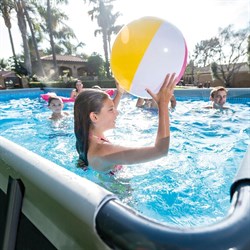 Intex 26368 / Каркасный бассейн / 732х366х132см / Ultra XTR Rectangular Frame  + песочный фильтр+хлоргенератор, полный комплект - фото 130507