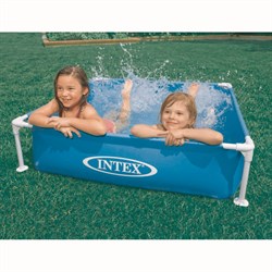 Квадратный каркасный бассейн Intex 57173 (122х122х30 см) - фото 130543