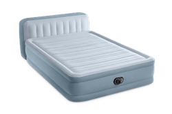 Надувная двуспальная кровать Intex 64450со спинкой, вст. насос 220v (152Х236Х86) - фото 130555