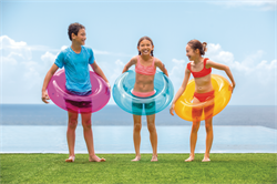 Надувной круг Intex Прозрачный Intex 59260  (76см) от 8 лет - фото 130668