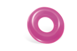 Надувной круг Intex Прозрачный Intex 59260  (76см) от 8 лет - фото 130669