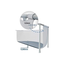 Intex 26706 / Каркасный бассейн Prism Frame / 305х 100 см  +фильтр-насос, лестница - фото 130817